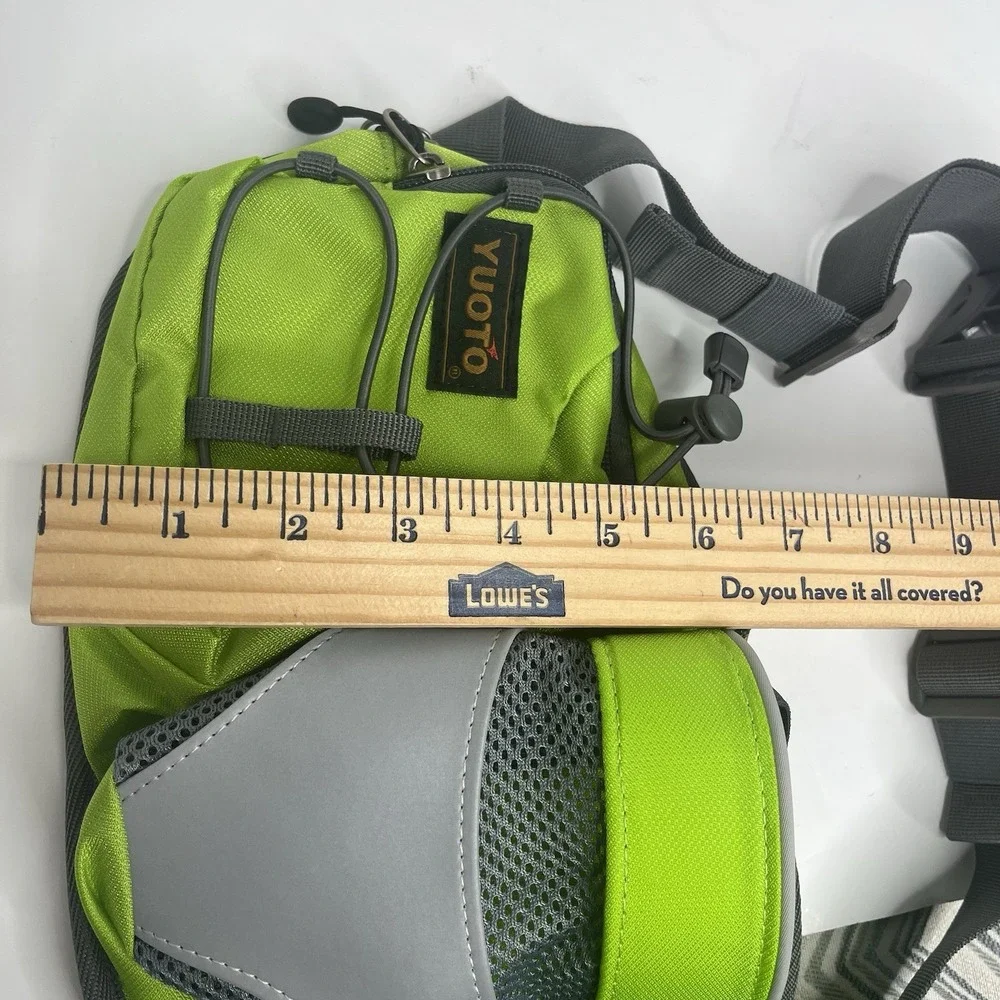 Waist Pack with Water Bottle Holder for Running‎ Walking Hiking Fanny Pack Neon